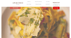 Desktop Screenshot of aperitivobistro.com